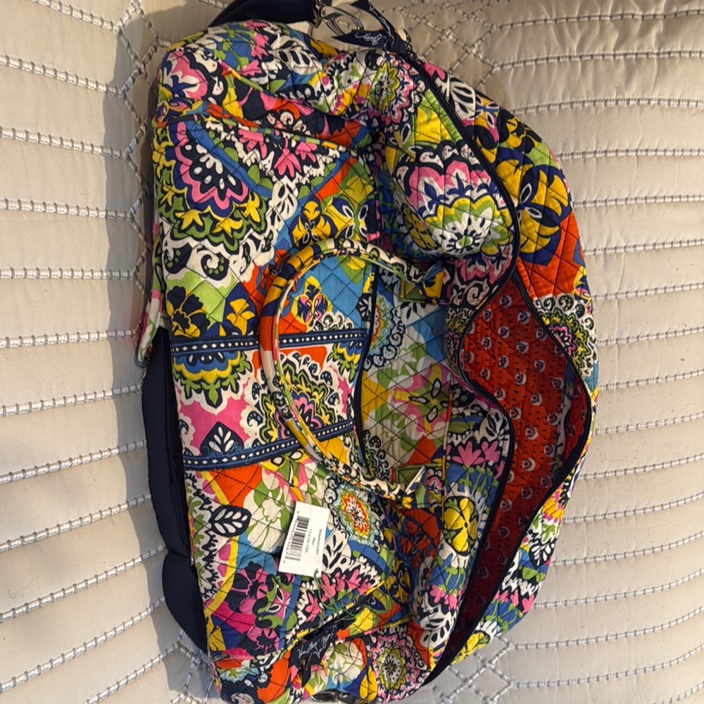 Vera Bradley Travel Bag with Durable Material and Spacious Design